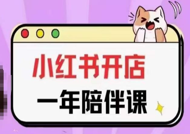 三九小红书开店一年陪伴课(更新)，从0到1玩赚小红书开店-耐玩网创