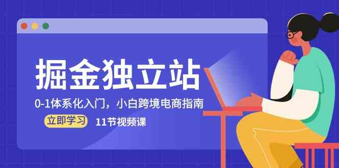 掘金独立站，0-1体系化入门，小白跨境电商指南（11节视频课）-耐玩网创
