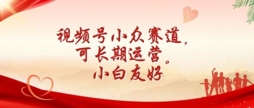视频号小众赛道，可长期运营，小白友好【揭秘】-耐玩网创