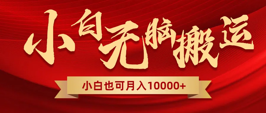 （8412期）无脑搬运视频，全新平台独占玩法，一个账号每天1000+，多账号轻松扩张！-耐玩网创
