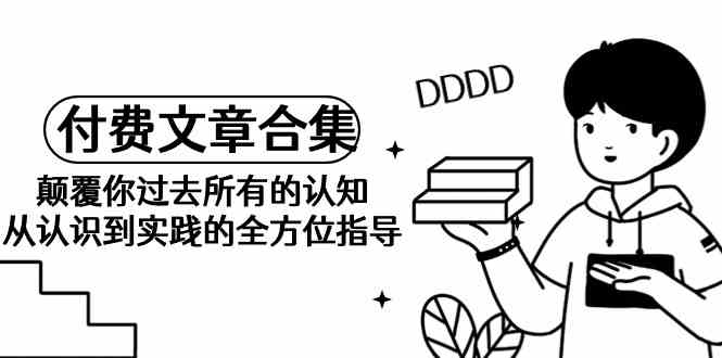 （9646期）《某公众号付费文章合集》颠覆你过去所有的认知 从认识到实践的全方位指导-耐玩网创