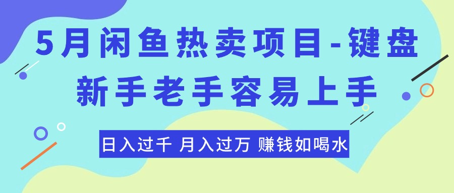 （10749期）最新闲鱼热卖项目-键盘，新手老手容易上手，日入过千，月入过万，赚钱…-耐玩网创