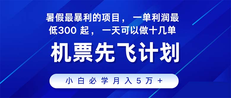 （11050期）2024暑假最赚钱的项目，暑假来临，正是项目利润高爆发时期。市场很大，…-耐玩网创