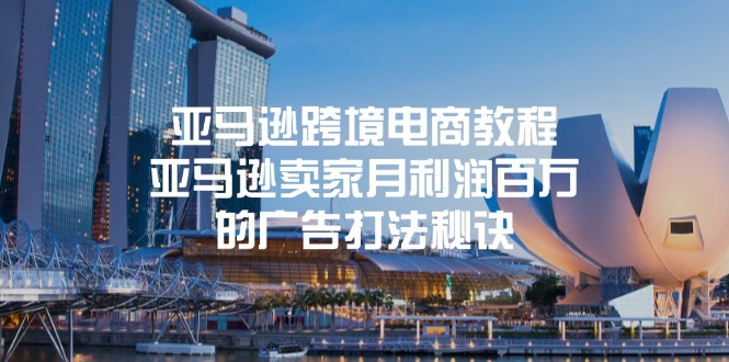 （11453期）亚马逊跨境电商教程：亚马逊卖家月利润百万的广告打法秘诀-耐玩网创