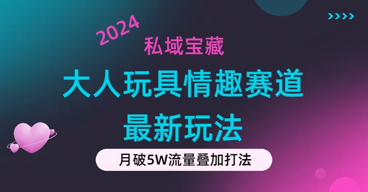 （11541期）私域宝藏：大人玩具情趣赛道合规新玩法，零投入，私域超高流量成单率高-耐玩网创