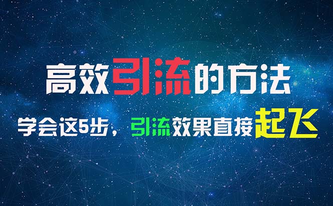 （11776期）高效引流的方法，可以帮助你日引300+创业粉，一年轻松收入30万，比打工强-耐玩网创