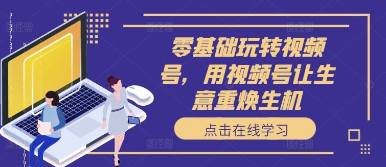零基础玩转视频号，用视频号让生意重焕生机-耐玩网创