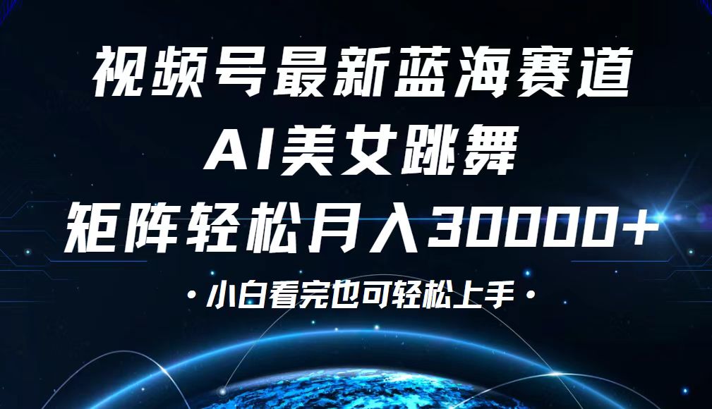 （12594期）视频号最新蓝海赛道，小白也能轻松月入30000+-耐玩网创