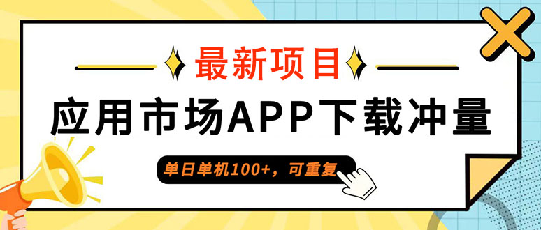 （12690期）单日单机100+，每日可重复，应用市场APP下载冲量-耐玩网创