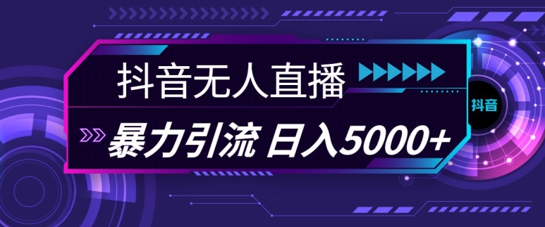 抖音快手视频号全平台通用无人直播引流法，利用图片模板和语音话术，暴力日引流100+创业粉【揭秘】-耐玩网创