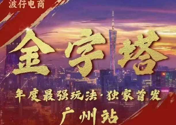 波仔电商·线下课ppt-10月30号，金字塔玩法 3天极速起量，88页ppt，3天起量!-耐玩网创