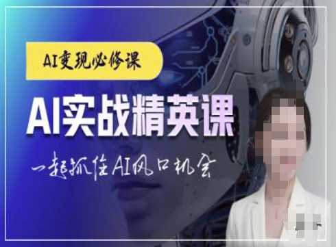 AI实战精英课，chatgptAI实战教程，一起抓住AI风口的机会-耐玩网创