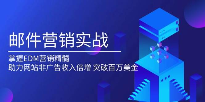 邮件营销实战，掌握EDM营销精髓，助力网站非广告收入倍增，突破百万美金-耐玩网创