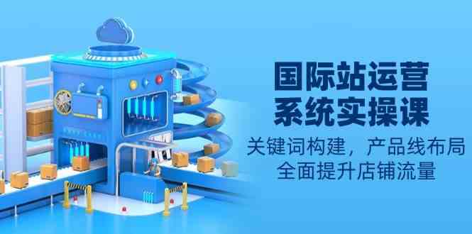 国际站运营系统实操课：关键词构建，产品线布局，全面提升店铺流量-耐玩网创