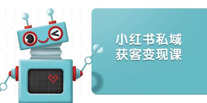 小红书私域获客变现：账号设置/内容创作/规则解读/投放策略/获客技巧等-耐玩网创