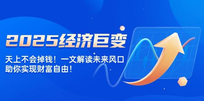 （14115期）2025经济巨变，天上不会掉钱！一文解读未来风口，助你实现财富自由！-耐玩网创
