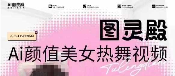 全网首发，原价988图灵殿AI颜值美女热舞视频，云端生图，轻松过原创-耐玩网创