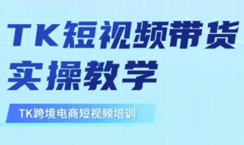 东南亚TikTok短视频带货，TK短视频带货实操教学-耐玩网创