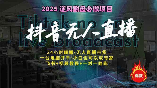 （14539期）抖音无人直播新风口：轻松实现睡后收入，一人管理多设备，24小时不间断…-耐玩网创