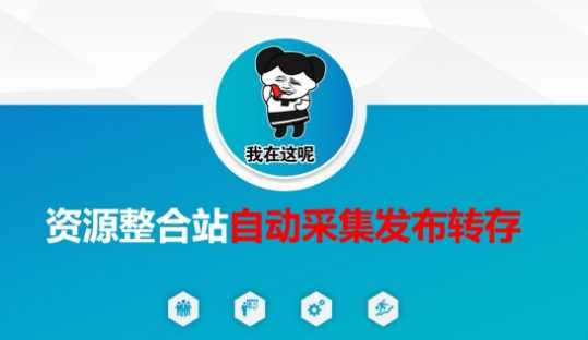 资源整合站自动采集发布转存，解放双手-耐玩网创