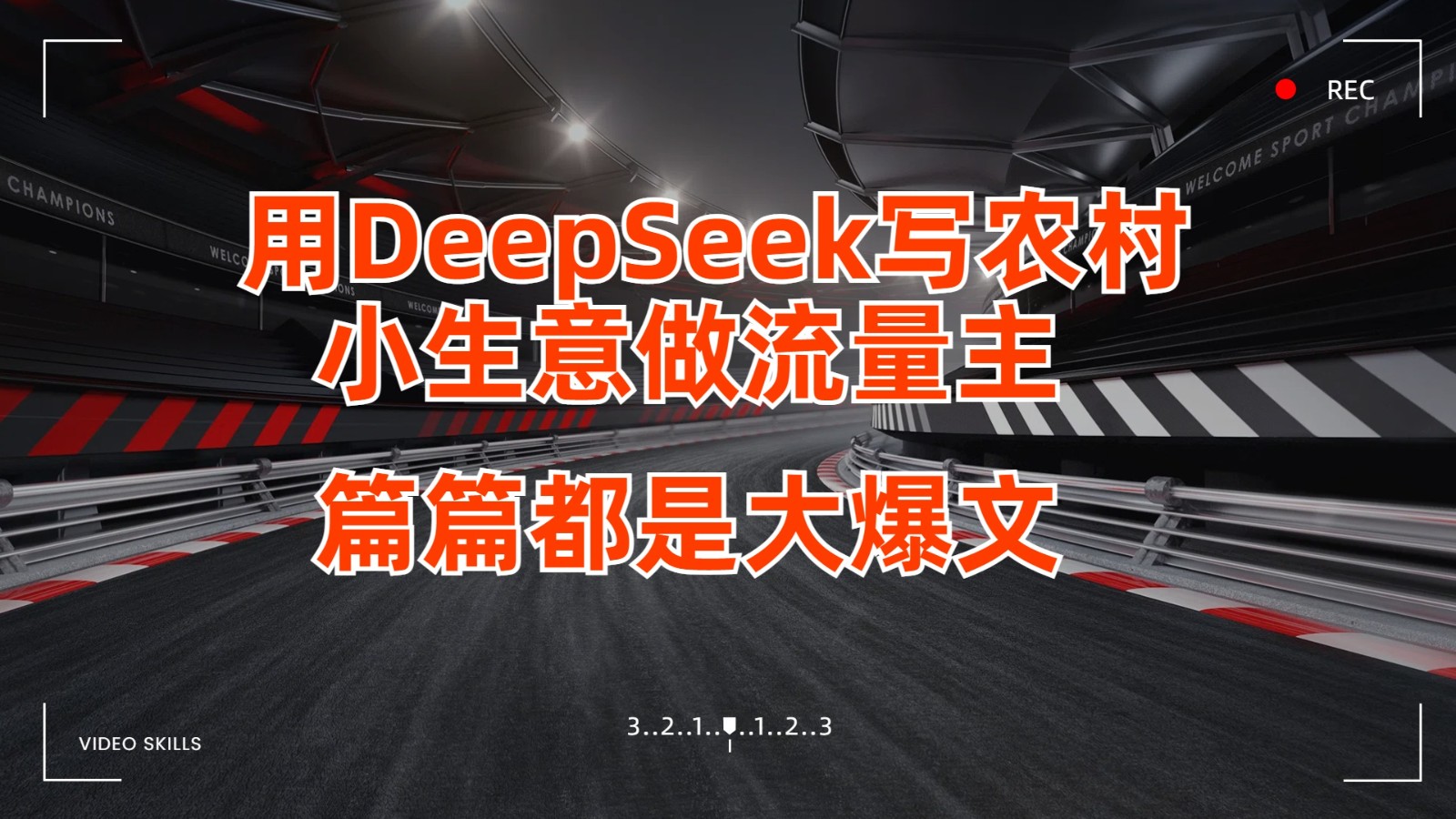 用DeepSeek写农村小生意做流量主，篇篇都是大爆文-耐玩网创