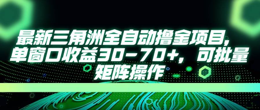 （14191期）最新三角洲全自动撸金项目，单窗口收益30-70+，可批量矩阵操作-耐玩网创