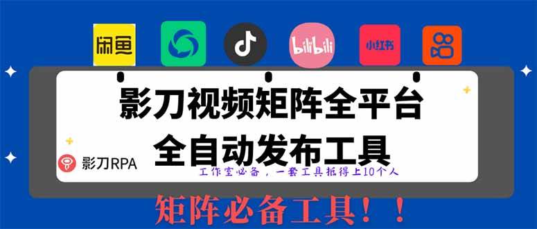 （14286期）全网最新无人值守全平台自动发布矩阵rpa工具，日发1000条内容-耐玩网创