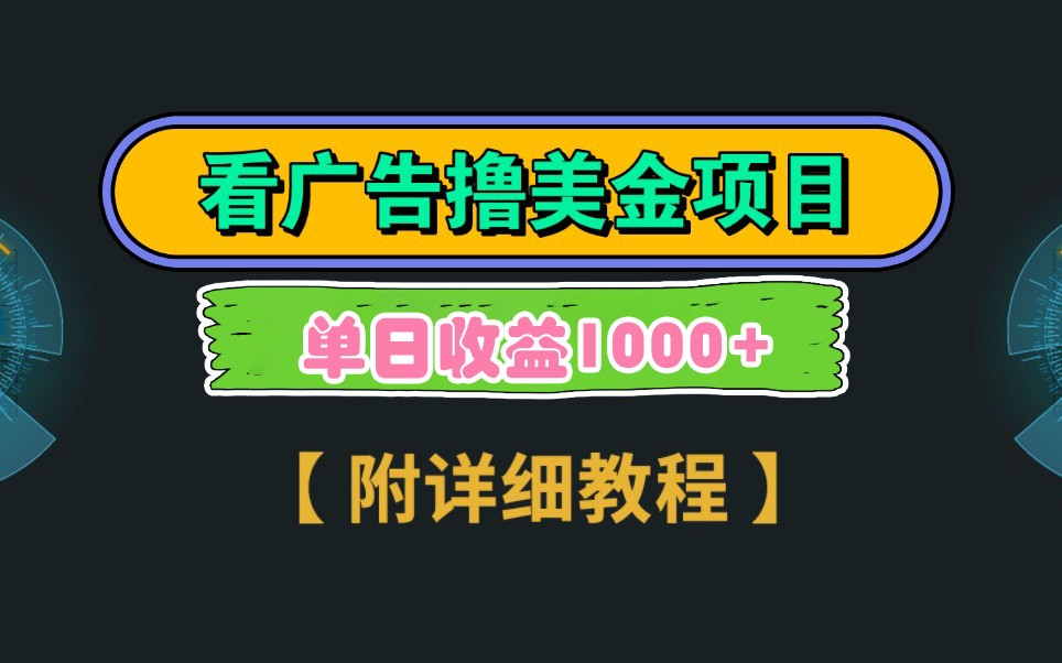 Google谷歌看广告撸美金，3分钟到账2.5美元，自撸拉新收益无上限，轻松日入1k+-耐玩网创