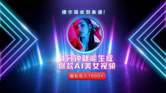 （14702期）2025年最强副业：用AI做短视频，从零开始打造爆款账号！-耐玩网创