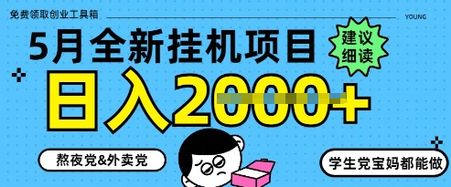 5月最新挂G项目8.0玩法，纯手机操作，稳稳日入1k+【揭秘】-耐玩网创