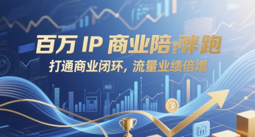 百万IP商业陪跑，打通商业闭环，流量业绩倍增-耐玩网创