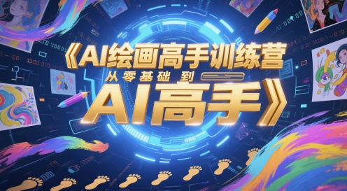 AI绘画高手训练营，从零基础到AI高手-耐玩网创