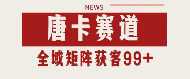 小红书某音唐卡赛道引流获客 自热矩阵日引200+【揭秘】-耐玩网创