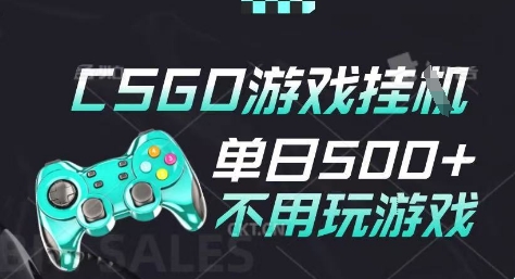 25年CSGO游戏搬砖，全自动挂G，不需要玩游戏，手机操作日入3张(不是汇率搬砖)【揭秘】-耐玩网创