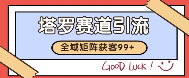 小红书某音塔罗赛道引流获客 自热矩阵日引200+【揭秘】-耐玩网创