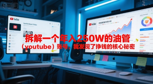 付费文章：拆解一个年入250W的油管（youtube）账号，我发现了挣钱的核心秘密-耐玩网创