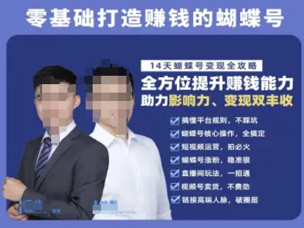 蝴蝶号专栏-视频号运营教程，零基础打造挣钱的蝴蝶号，14天蝴蝶号变现全攻略-耐玩网创